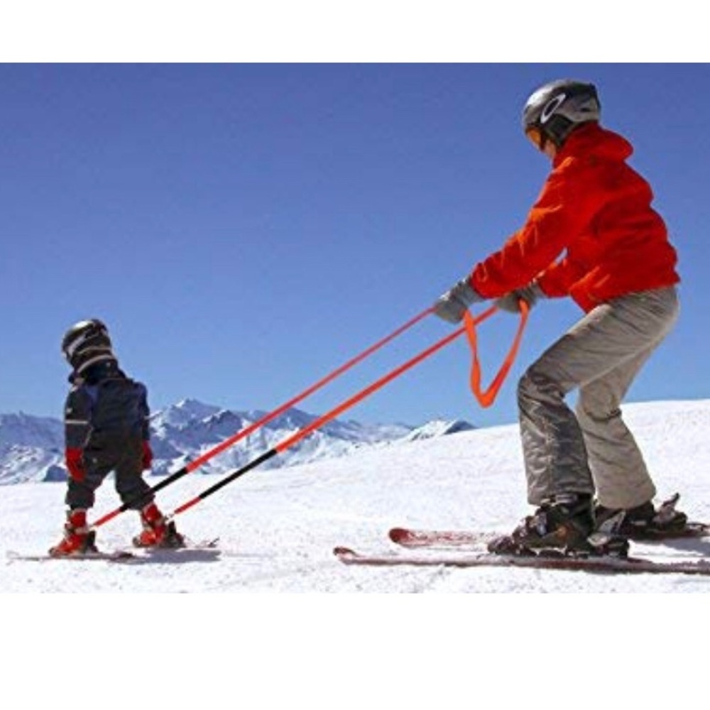 Beginner ski trainer straps for kids